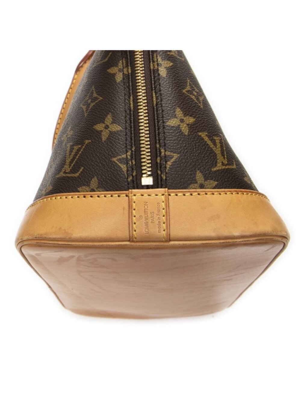 Louis Vuitton Alma Brown Monogram Canvas Handbag - Picture 8 of 10